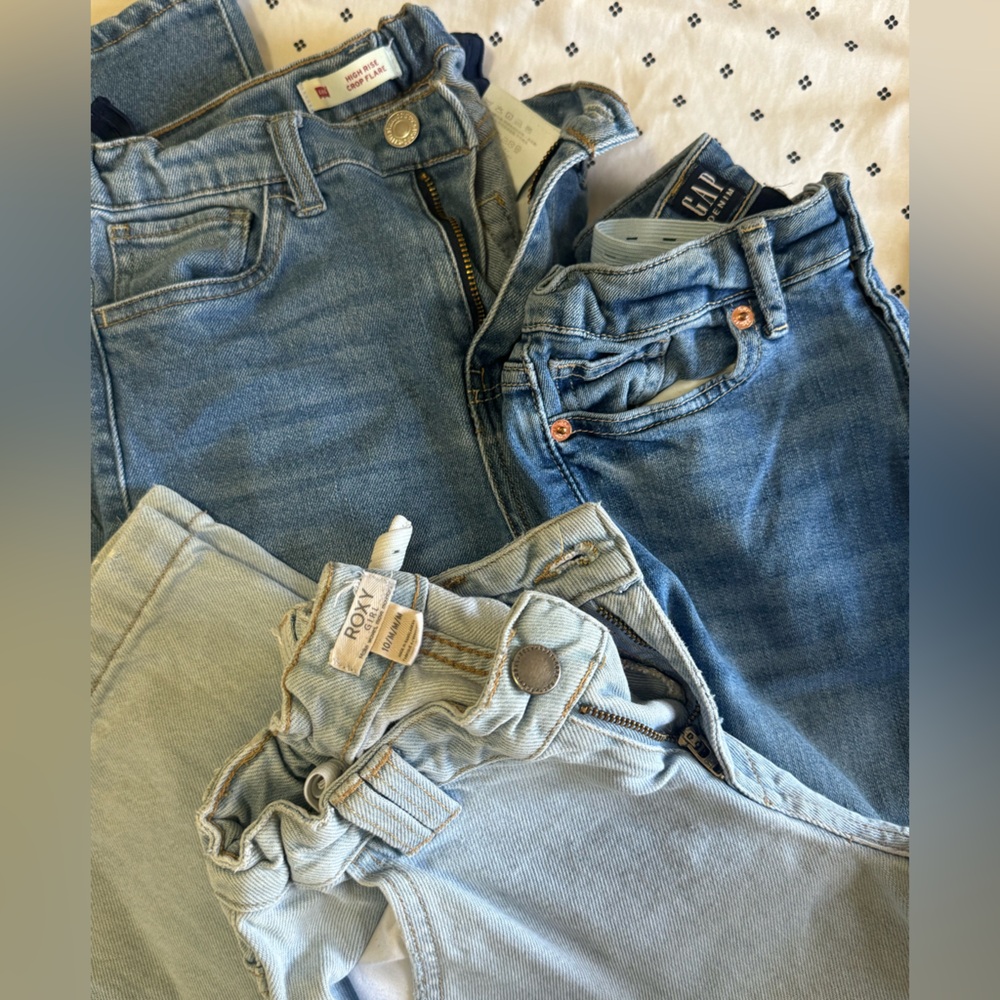 Girls name brand jeans bundle